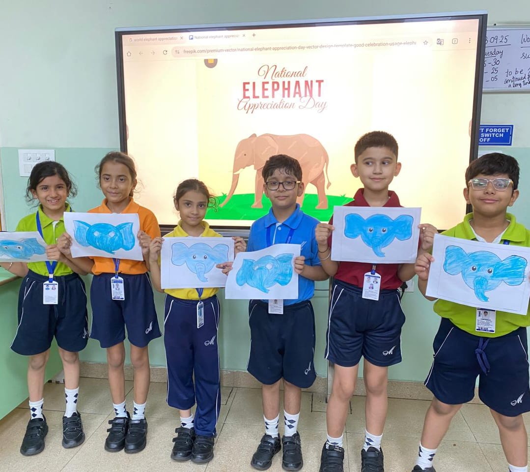 Grade 3 students at Mayoor School had a fun-filled day honouring the majestic beings! 